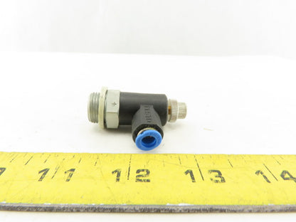 Festo 6mm Tube Push To Connect 3/8 90° Elbow Check Valve Flow Control