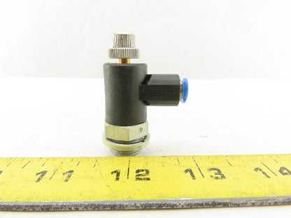 Festo 6mm Tube Push To Connect 3/8 90° Elbow Check Valve Flow Control