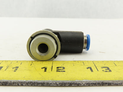 Festo 8mm Tube Push To Connect 3/8 90° Elbow Check Valve Flow Control