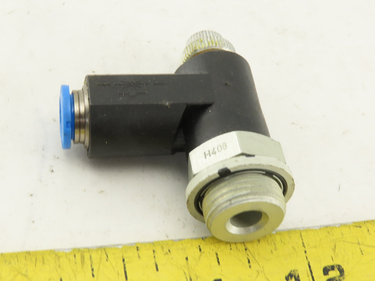 Festo 8mm Tube Push To Connect 3/8 90° Elbow Check Valve Flow Control