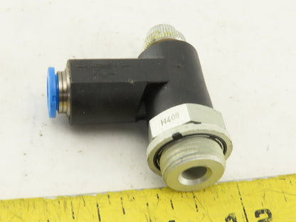 Festo 8mm Tube Push To Connect 3/8 90° Elbow Check Valve Flow Control