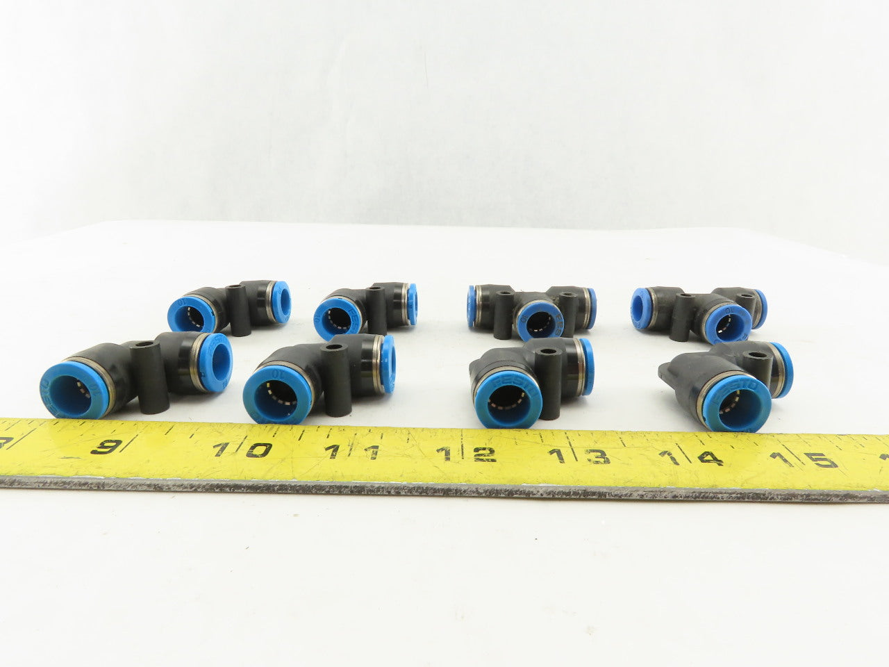 Festo 10mm Tube Push To Connect Elbow Tee Lot Of 8