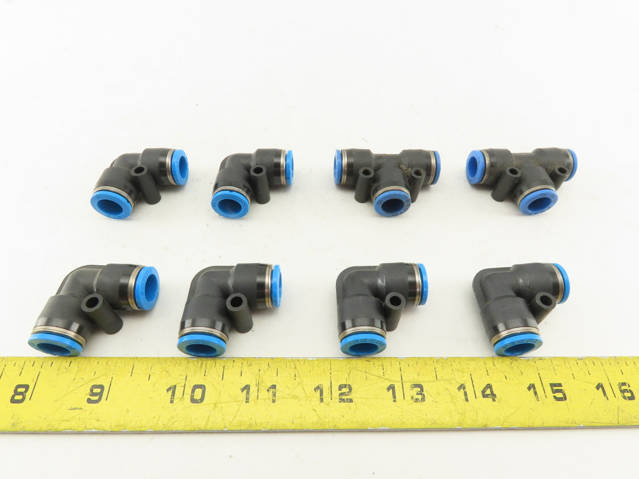 Festo 10mm Tube Push To Connect Elbow Tee Lot Of 8
