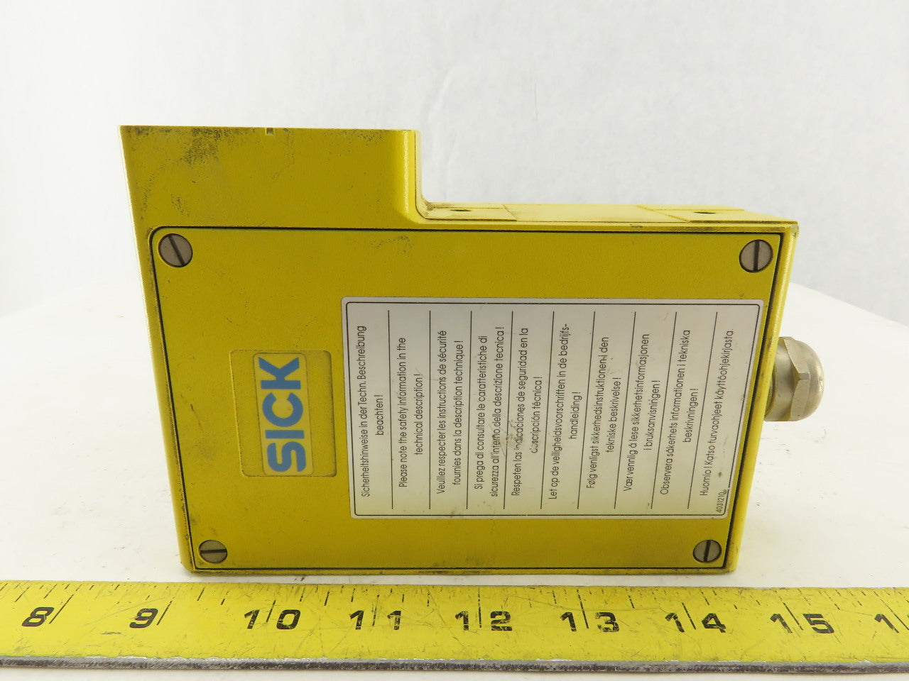 Sick WSU 26/2-230 24VDC Photoelectric Safety Light Curtain Sender 15-70m Range