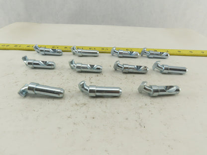Flexlink Modular Conveyor Frame Angled T-Bolt Attachment Hardware Lot Of 11
