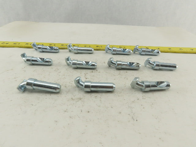 Flexlink Modular Conveyor Frame Angled T-Bolt Attachment Hardware Lot Of 11