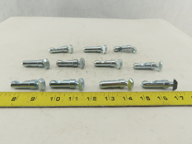 Flexlink Modular Conveyor Frame Angled T-Bolt Attachment Hardware Lot Of 11