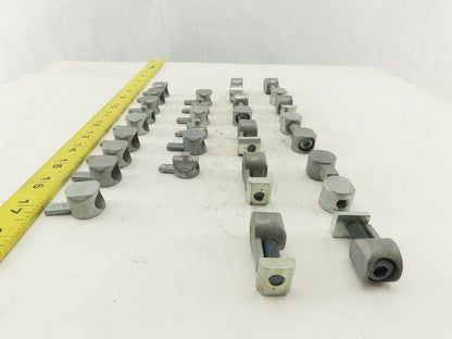 80/20 Inc. Metric Cam Channel Anchors And Parts  Mixed Lot Of 25 Pcs.