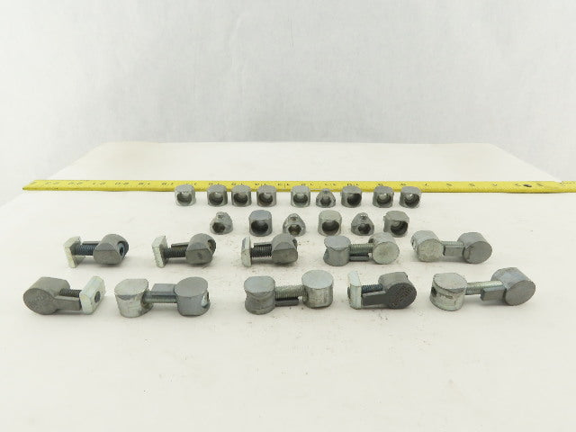80/20 Inc. Metric Cam Channel Anchors And Parts  Mixed Lot Of 25 Pcs.