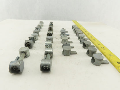 80/20 Inc. Metric Cam Channel Anchors And Parts  Mixed Lot Of 25 Pcs.