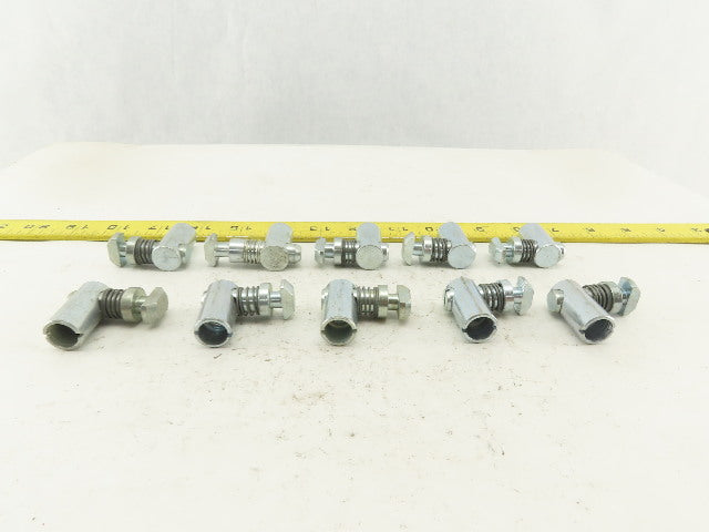 Flexlink Modular Conveyor Frame Assembly T-Slot Anchors Lot Of 10