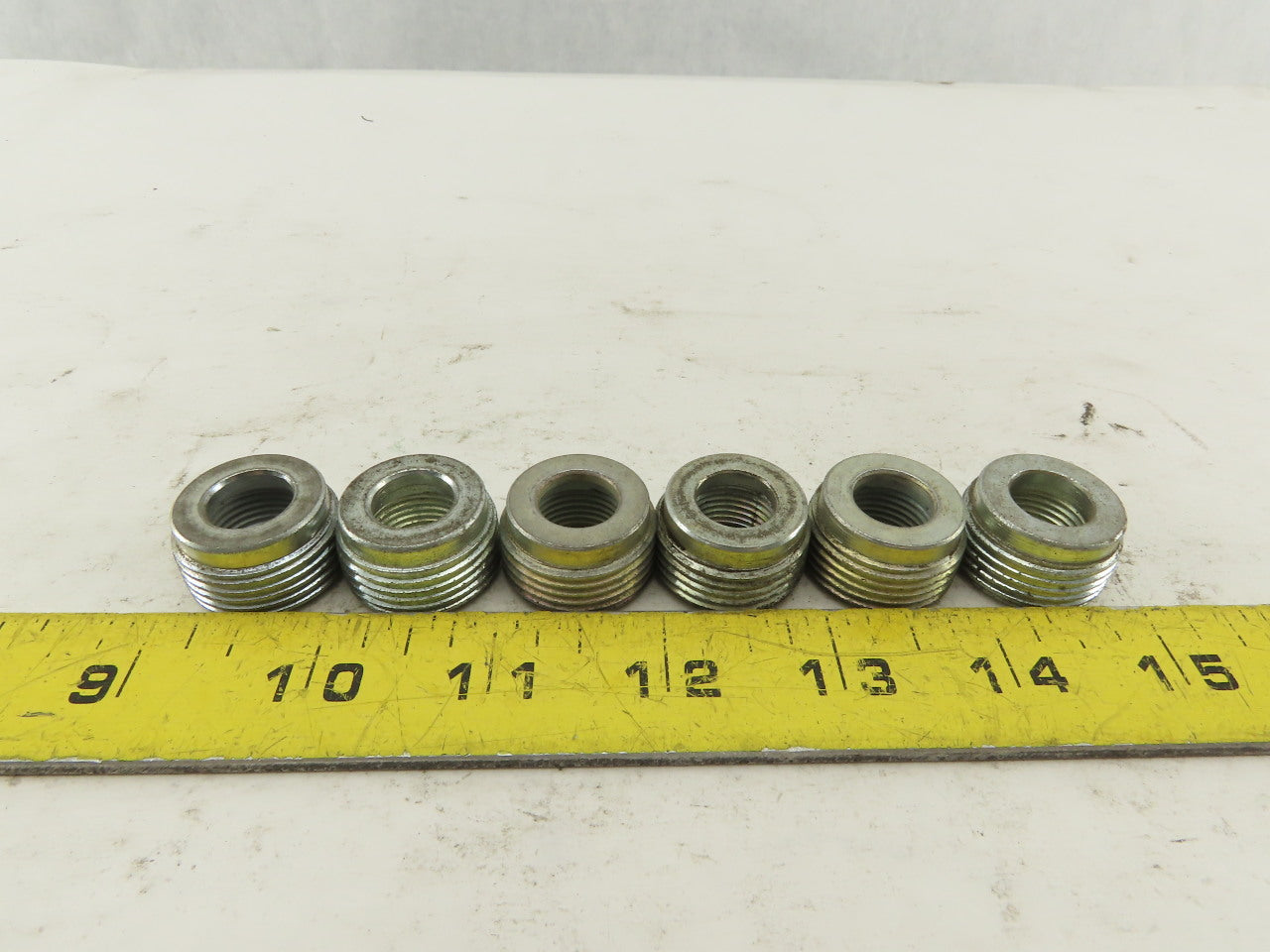 RIGID 1" to 3/8" Reducing Bushing Electrical Conduit Fittings Adapters Lot of 6