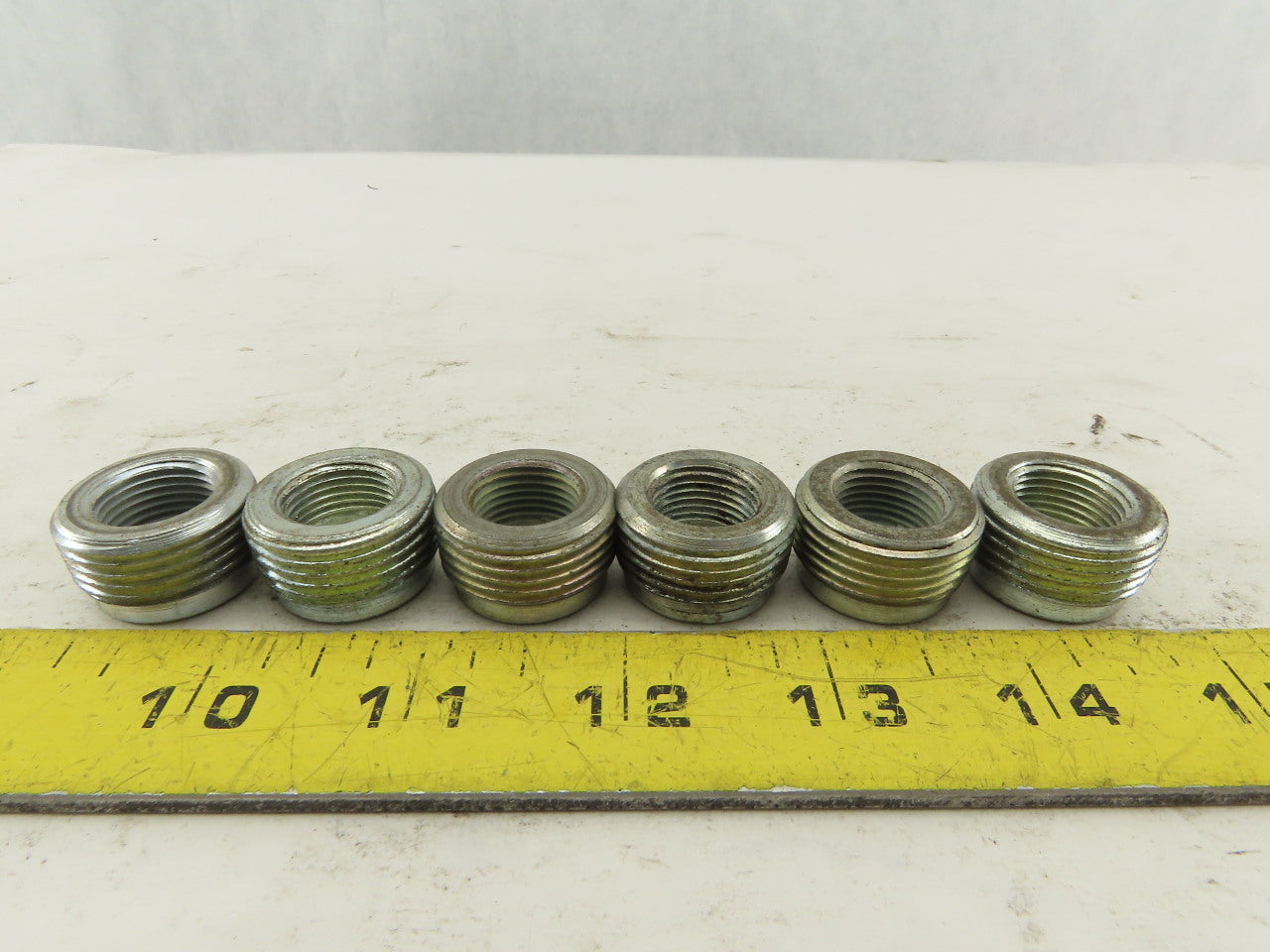 RIGID 1" to 3/8" Reducing Bushing Electrical Conduit Fittings Adapters Lot of 6