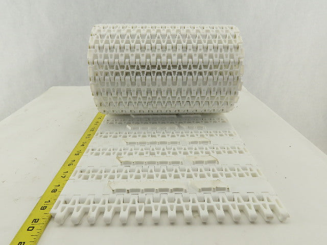 Midwest Industrial 9.8" PP White Straight Running Grip Top Conveyor Chain 86"