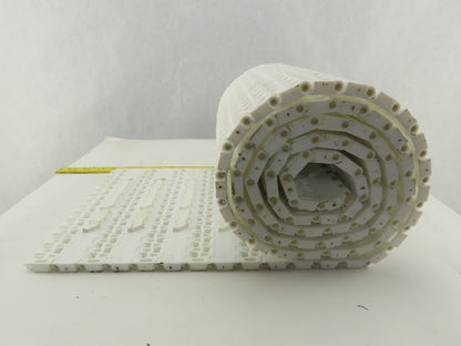 Midwest Industrial 9.8" PP White Straight Running Grip Top Conveyor Chain 86"