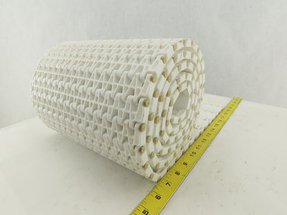 Midwest Industrial 9.8" PP White Straight Running Grip Top Conveyor Chain 86"