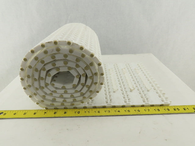 Midwest Industrial 9.8" PP White Straight Running Grip Top Conveyor Chain 86"