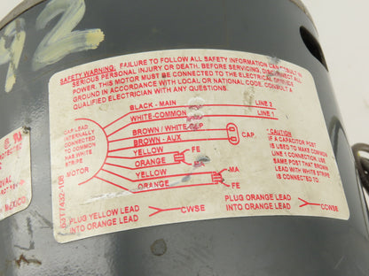 Magnetek 158 3/4Hp Electric Motor 460V Single Phase 1075RPM1/2" Shaft Drip Proof 1Ph
