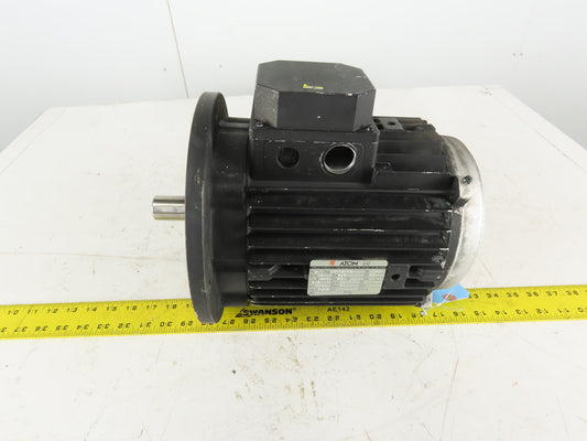 Atom XS112MB4 4.6kW 1740RPM 480V 3Ph C-Face Electric AC Motor IP55