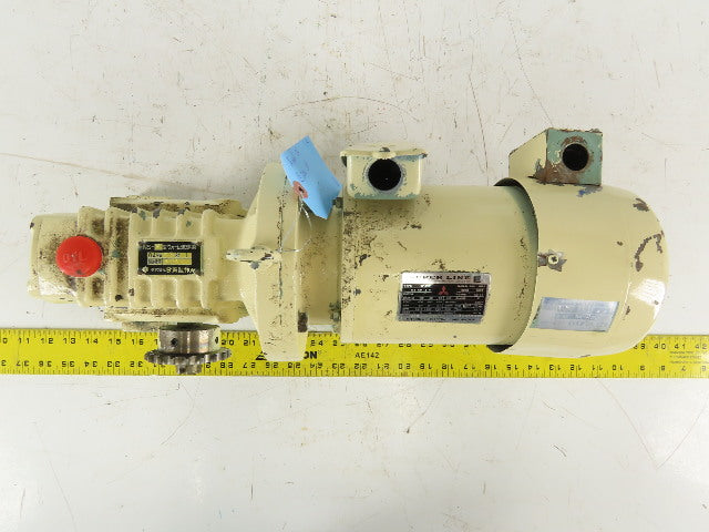 Mitsubishi SF-ERF 25:1 Ratio 68RPM Output 0.4kW 200/220V 50/60Hz Gear Motor