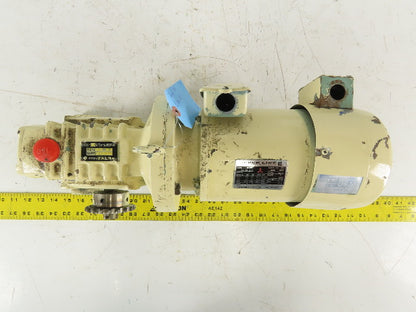 Mitsubishi SF-ERF 25:1 Ratio 68RPM Output 0.4kW 200/220V 50/60Hz Gear Motor