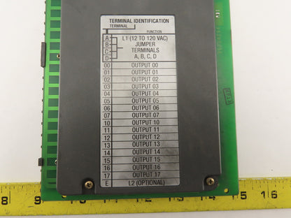 Allen Bradley 1771-OAD/C 10-138 VAC AC Output Module REV G01 Series C