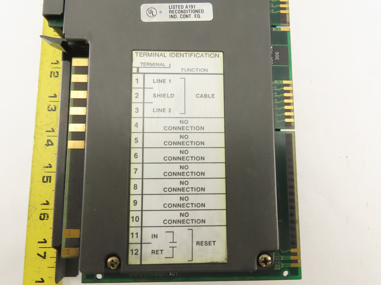 Allen Bradley 1771-ASB D Remote I/O Module Rev. G01 Ser D F/W Rev H