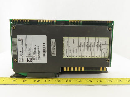 Allen Bradley 1771-ASB D Remote I/O Module Rev. G01 Ser D F/W Rev H