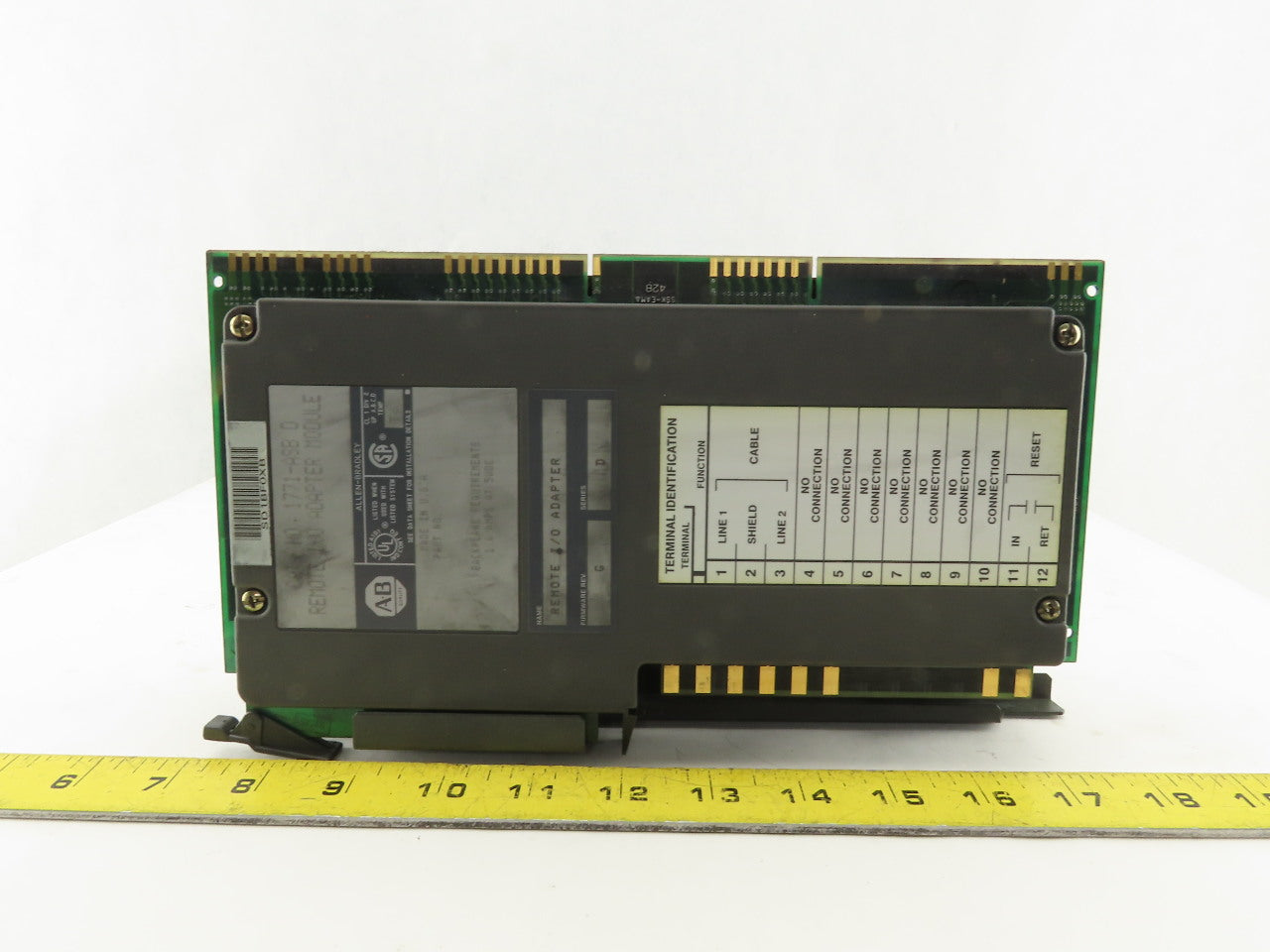 Allen Bradley 1771-ASB D Remote I/O Adapter F/W Rev. G Ser. D
