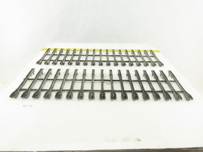 Alen Bradley 1771-A4B B 16 Slot I/O PLC Card Guide Holders Slot Rack Lot Of 2