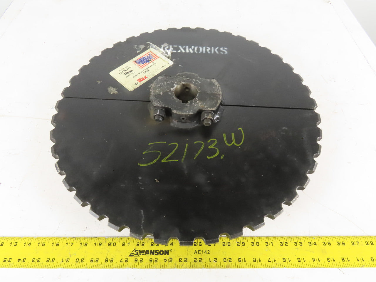 Rexworks Inc. 52173W 44 Tooth Split Sprocket 1-15/16" Bore