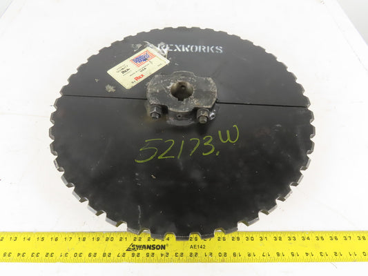 Rexworks Inc. 52173W 44 Tooth Split Sprocket 1-15/16" Bore