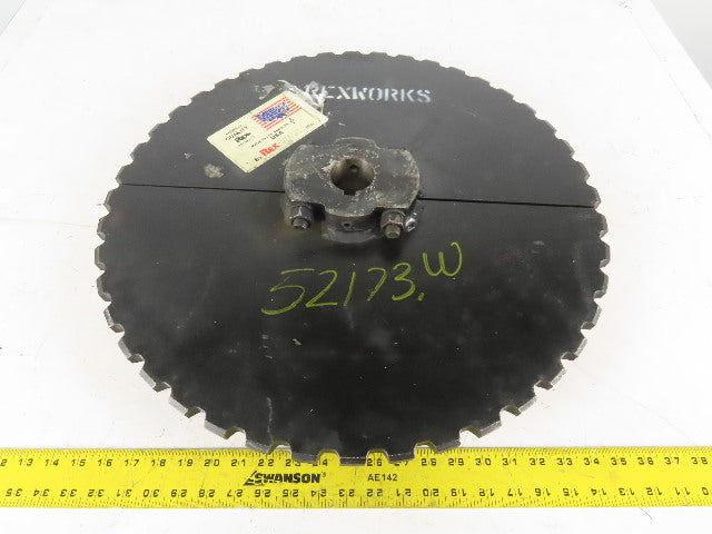 Rexworks Inc. 52173W 44 Tooth Split Sprocket 1-15/16" Bore