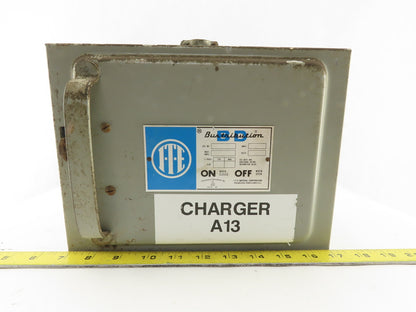 ITE BP-351 Bustribution 5 To 15Hp 30A 480/600VAC 3 Pole Fused Bus Tap