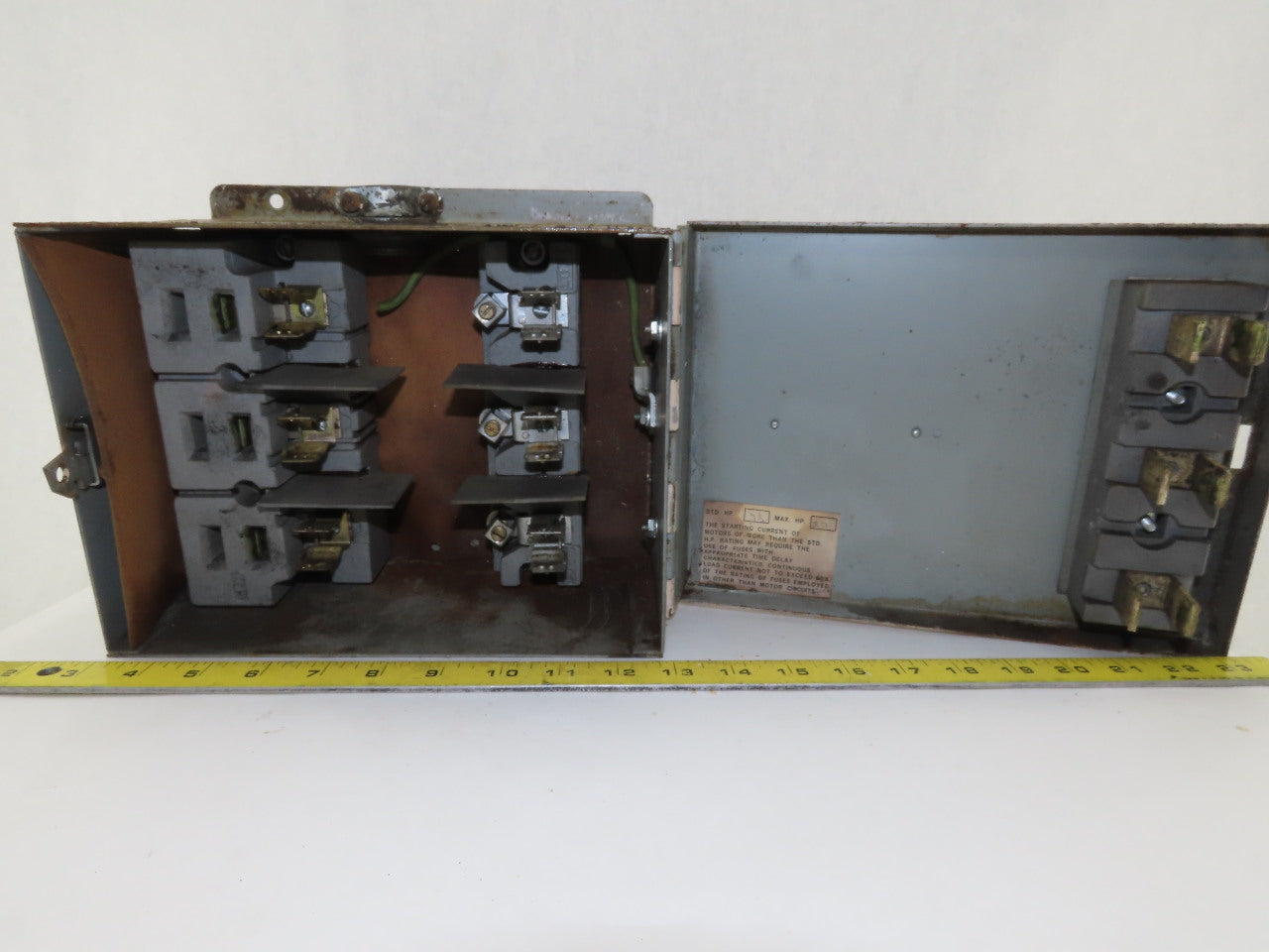 Continental Electric PFP351 30A 600VAC 3 Pole Fused Bus Tap 3Ph
