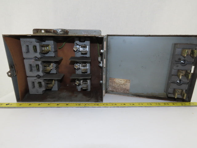 Continental Electric PFP351 30A 600VAC 3 Pole Fused Bus Tap 3Ph
