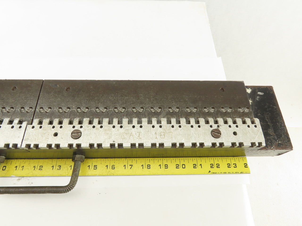 CAI Staple Grip Conveyor Belt Splice Staple Plate Fixture 23" Wide