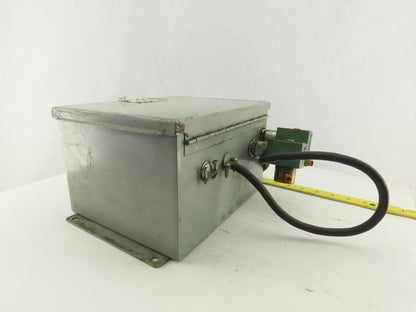 Wiegmann B100806CHWW 10 x 8 x 6" Type 12 Electrical Enclosure J-Box Extras