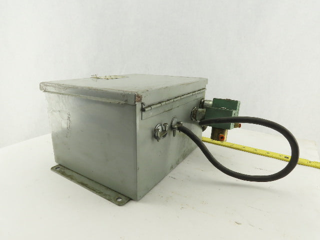 Wiegmann B100806CHWW 10 x 8 x 6" Type 12 Electrical Enclosure J-Box Extras