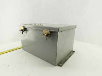 Wiegmann B100806CHWW 10 x 8 x 6" Type 12 Electrical Enclosure J-Box Extras