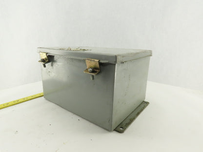 Wiegmann B100806CHWW 10 x 8 x 6" Type 12 Electrical Enclosure J-Box Extras