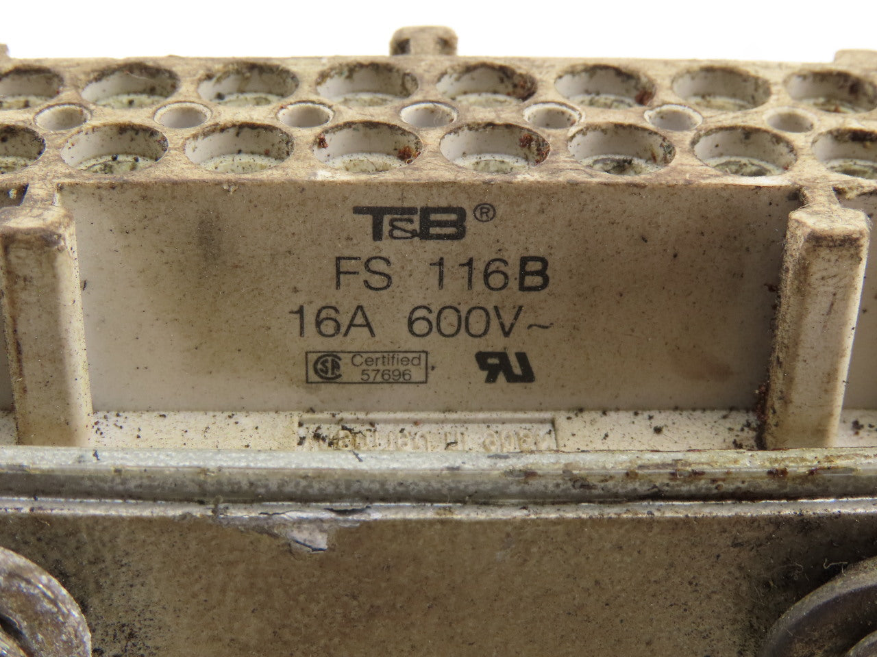 Thomas & Betts 16 Pin Female Lever Lock Side Entry Connector 16A 600V