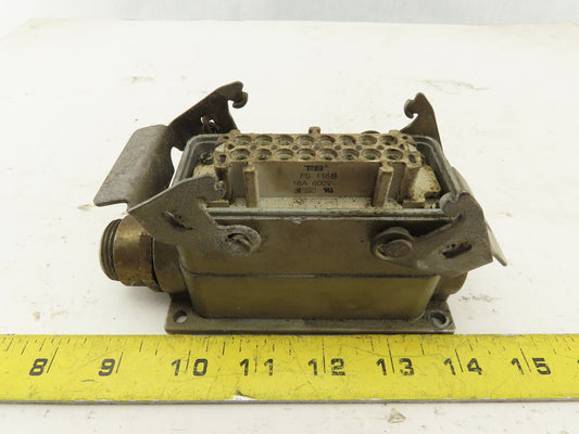 Thomas & Betts 16 Pin Female Lever Lock Side Entry Connector 16A 600V