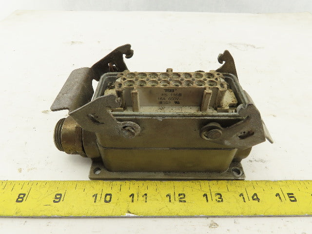 Thomas & Betts 16 Pin Female Lever Lock Side Entry Connector 16A 600V