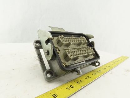 Lapp H-BE24BS Epic 400V 6kV 48 Pin Total Female Lever Lock Panel Mount Plug