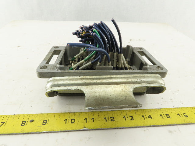 Lapp H-BE24BS Epic 400V 6kV 48 Pin Total Female Lever Lock Panel Mount Plug