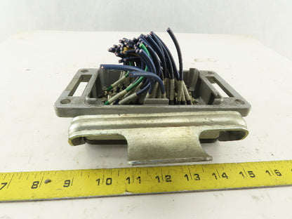 Lapp H-BE24BS Epic 400V 6kV 48 Pin Total Female Lever Lock Panel Mount Plug