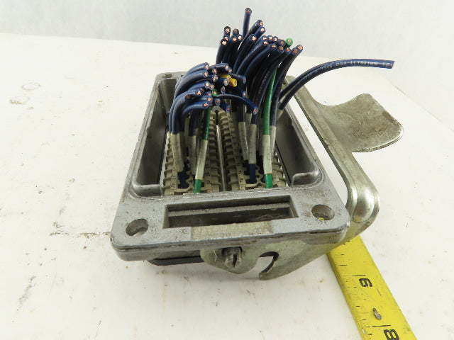 Lapp H-BE24BS Epic 400V 6kV 48 Pin Total Female Lever Lock Panel Mount Plug