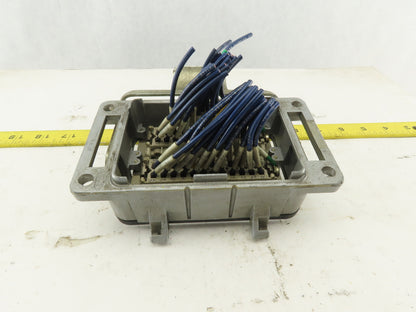 Lapp H-BE24BS Epic 400V 6kV 48 Pin Total Female Lever Lock Panel Mount Plug