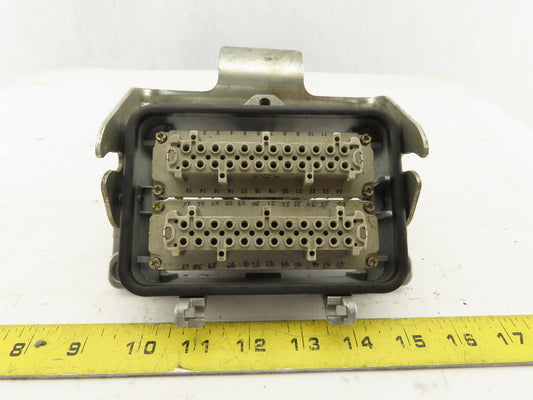 Lapp H-BE24BS Epic 400V 6kV 48 Pin Total Female Lever Lock Panel Mount Plug